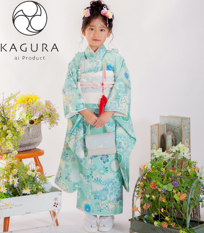 楽天市場】七五三 753 着物 7歳 女の子 着物フルセット KAGURA カグラ