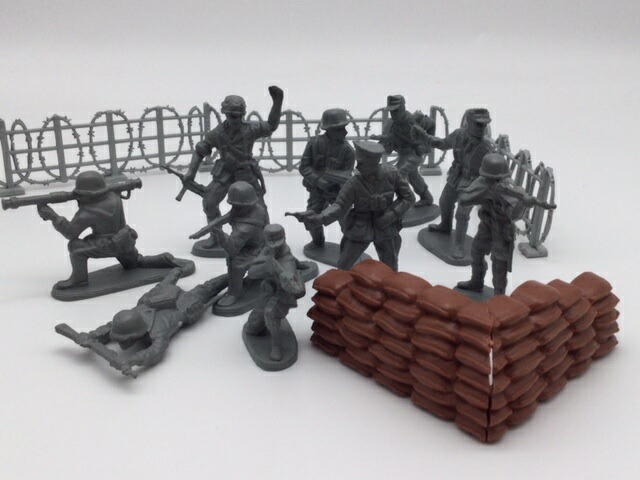 楽天市場】送料無料 約1/32 ドイツ軍 トイソルジャー＆ジープ プレイ