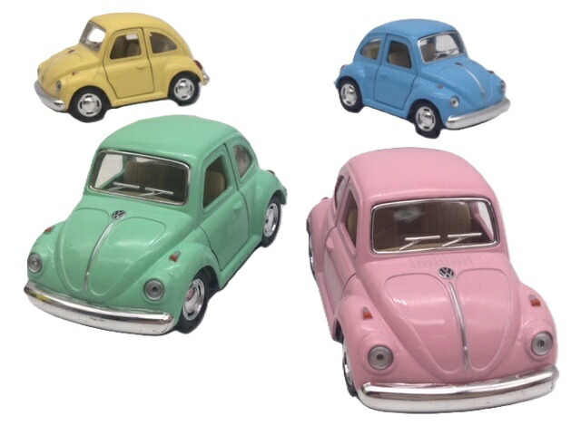 楽天市場】ミニカー ワーゲン ファニー クラシック ビートル パステル