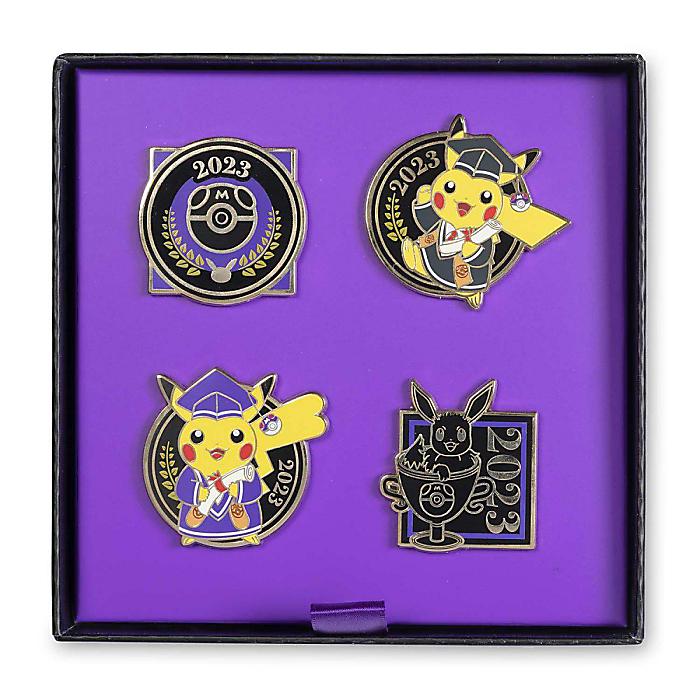 楽天市場】ポケモンピンバッジ ボックスセット (4個セット) 2023年卒業