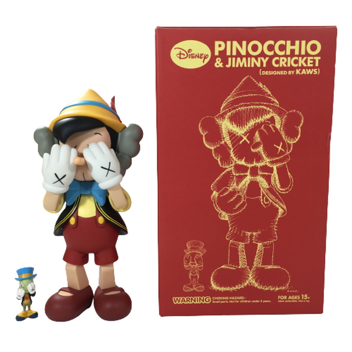 楽天市場】【中古】KAWS PINOCCHIO & JIMINY CRICKET ピノキオ