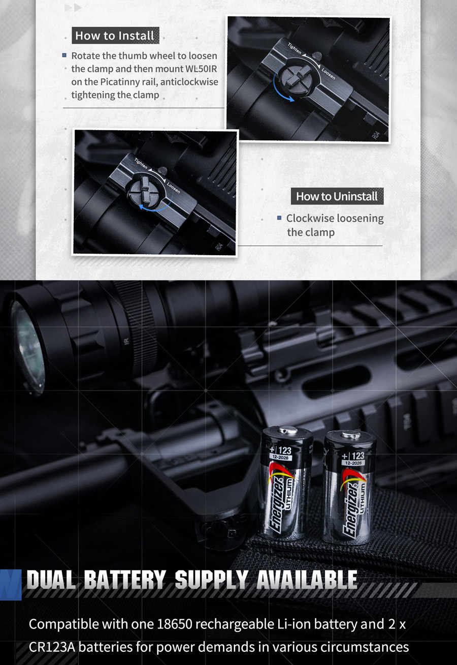 楽天市場】【全品P5倍☆】NEXTORCH（ネクストーチ） WL50B IR Dual