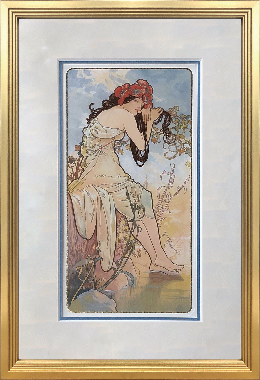 楽天市場】絵画 名画 アルフォンス ミュシャ Summer(夏) インテリア