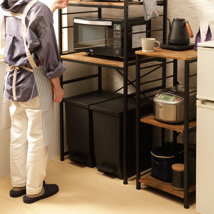 楽天市場】＼本日ポイント5倍／キッチンラック スリム 40cm 幅 40幅 白
