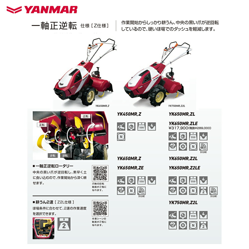 楽天市場】ヤンマー YANMAR ミニ耕運機 耕うん機 管理機 ロータリー