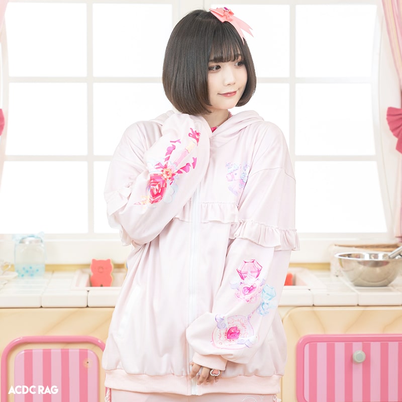 楽天市場】SweetMagicalユニコーン ZIPパーカー PI 長袖 原宿 原宿系