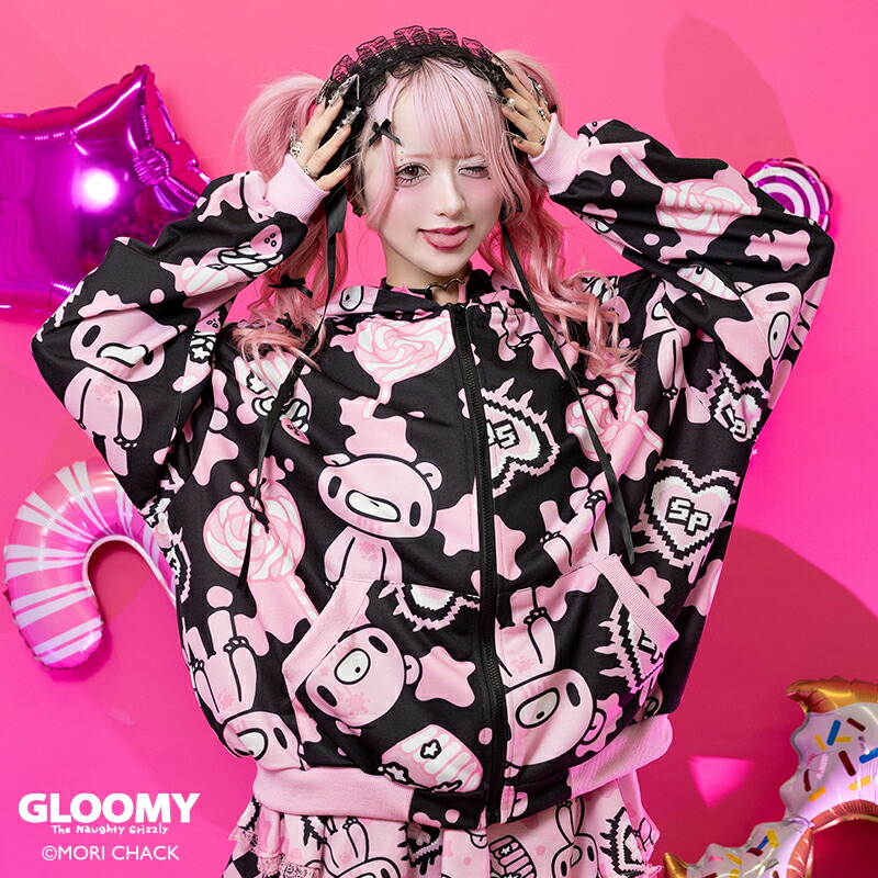 楽天市場】Gloomy x Sophie Powers Cake ZIPパーカー 長袖