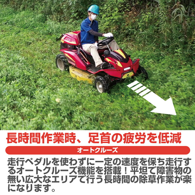 楽天市場】筑水キャニコム 乗用草刈機 フルーティまさお CMX2206HC