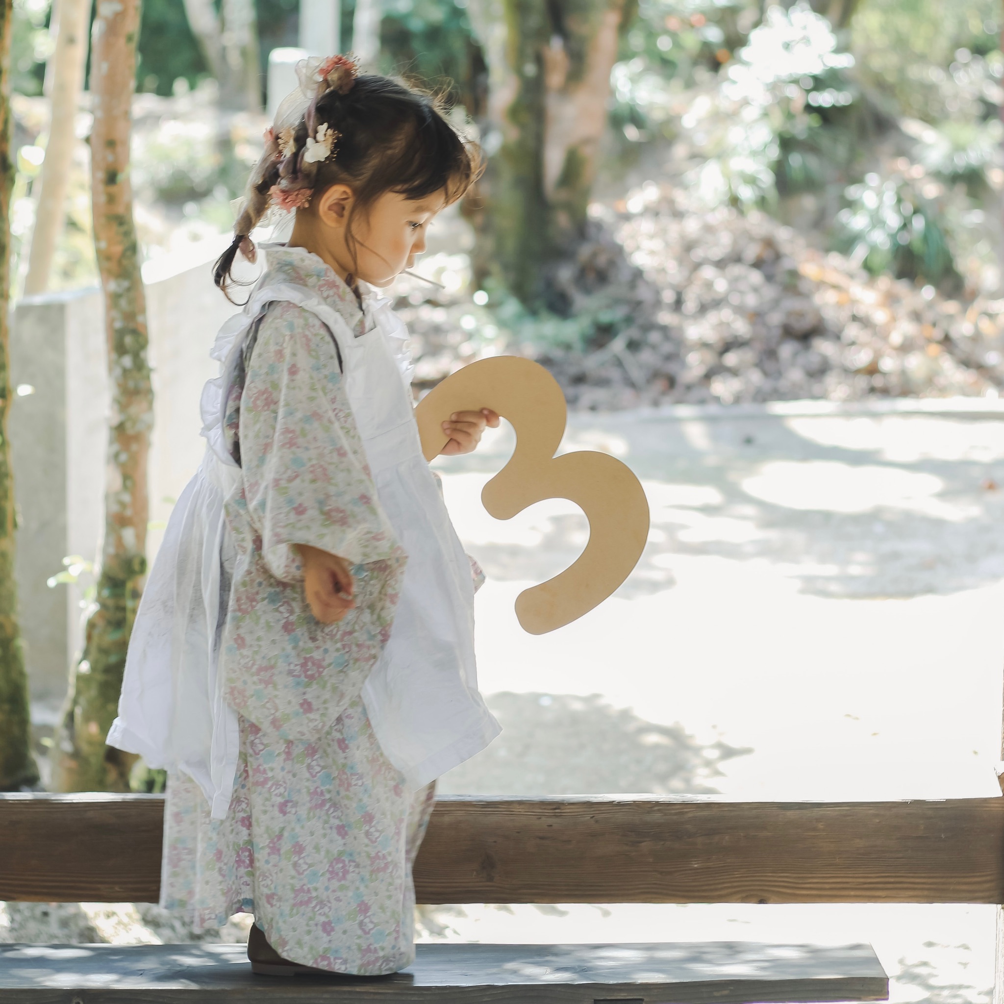 楽天市場】Airie 七五三 3歳/5歳/7歳 木製 数字 レターバナー ビック