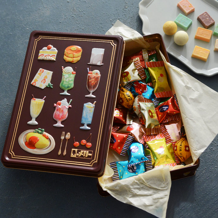 楽天市場】はじけるキャンディチョコレート 喫茶メニュー缶