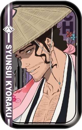 楽天市場】BLEACH 千年血戦篇 まるかくカンバッジ 京楽春水 : アニメ
