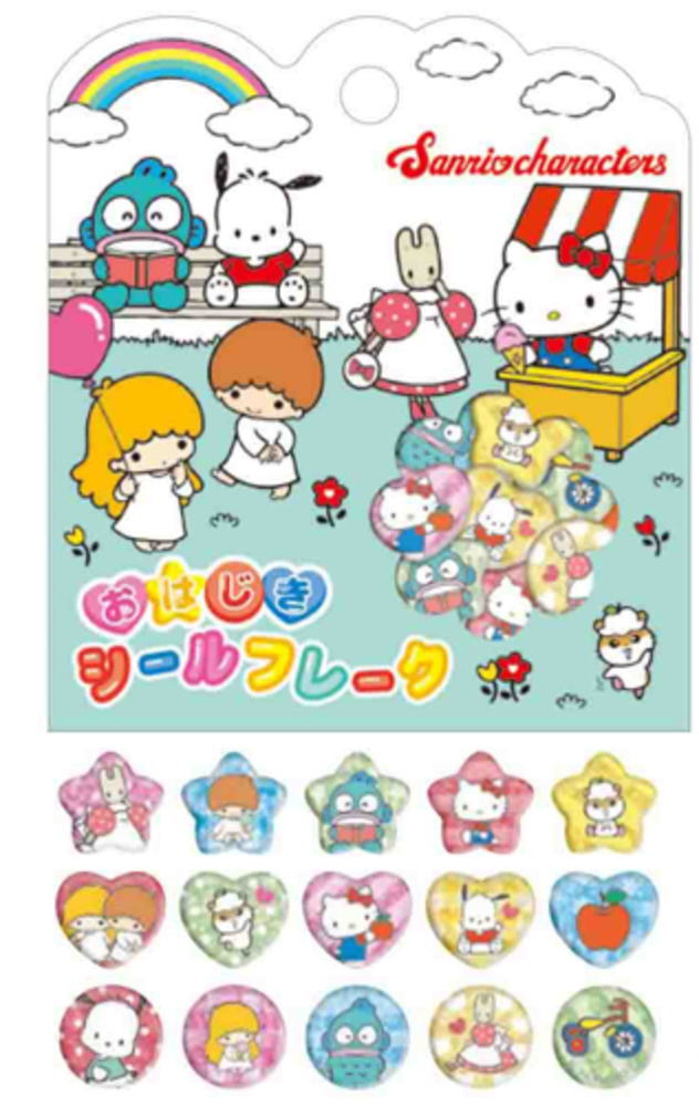 楽天市場】【送料無料】 サンリオキャラクターズ おはじきシール