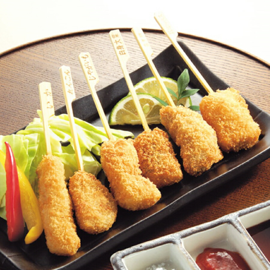 楽天市場】大容量 海鮮 串揚げ セット 28本 ( 串カツ / 海鮮串4種 野菜