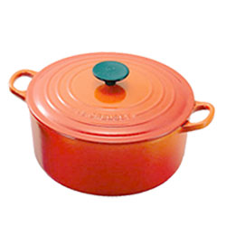 ル・クルーゼ ココット・ロンド 22cm 2501-22 [オレンジ] (鍋) 価格