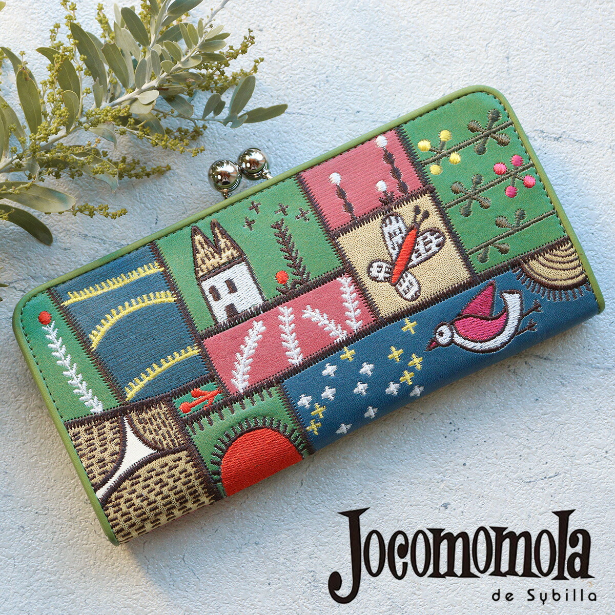 楽天市場】【メーカー廃盤のため在庫限り】がま口 長財布 jocomomola