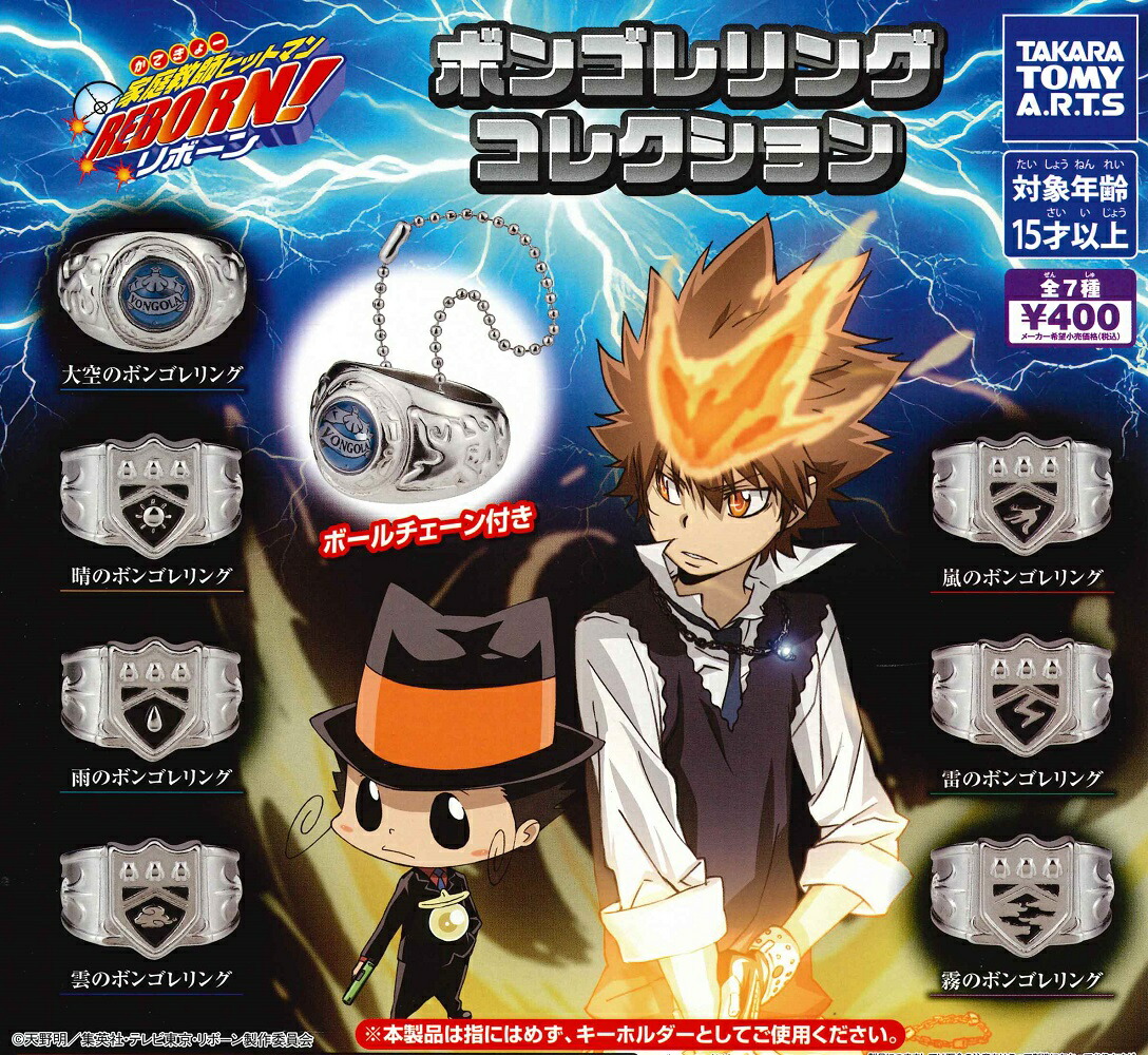 楽天市場】家庭教師ヒットマンREBORN! ボンゴレリングコレクション