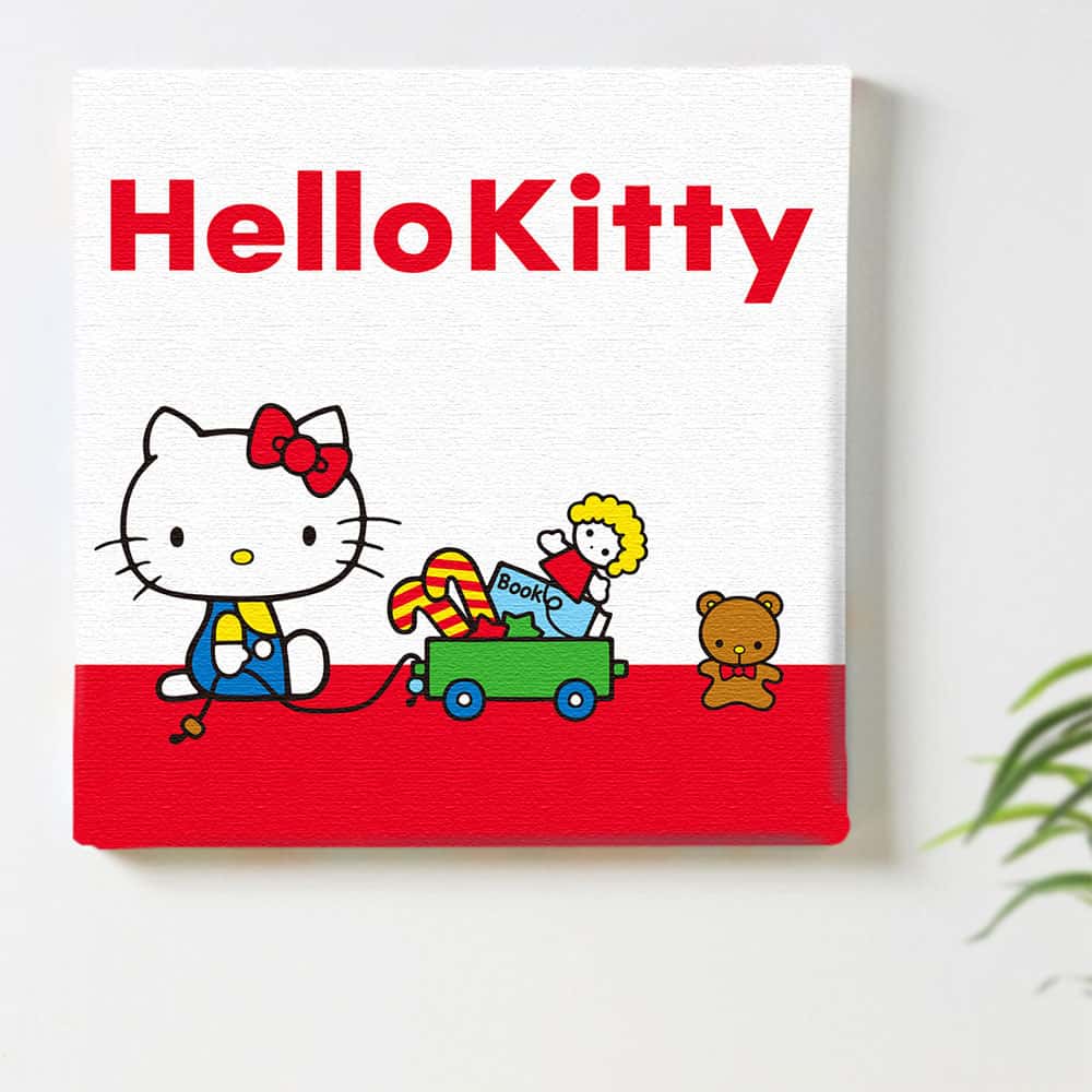 楽天市場】ハローキティ 猫 のインテリア用ファブリックパネル