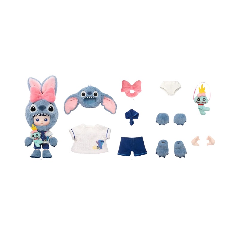楽天市場】☆正規品☆ Pop Mart Hacipupu Stitch 1/8 BJD ポップマート