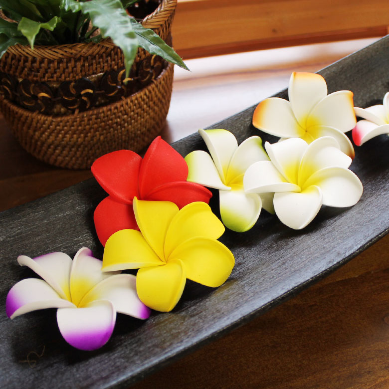 楽天市場】プルメリア アジアン 造花 スタンダードタイプ Mサイズ