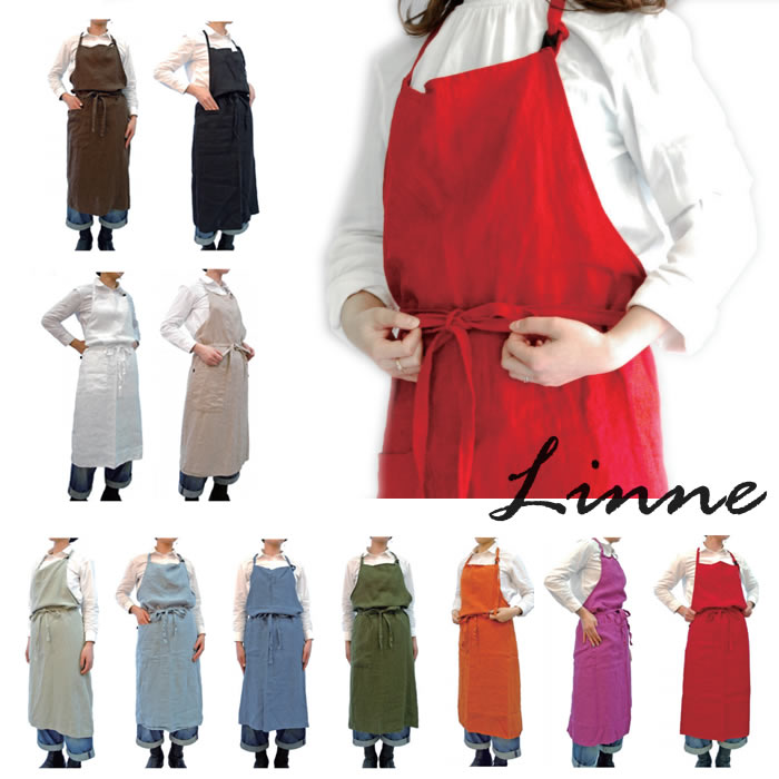 楽天市場】【送料無料】『リンネ Linne エプロン』【南海通商 麻