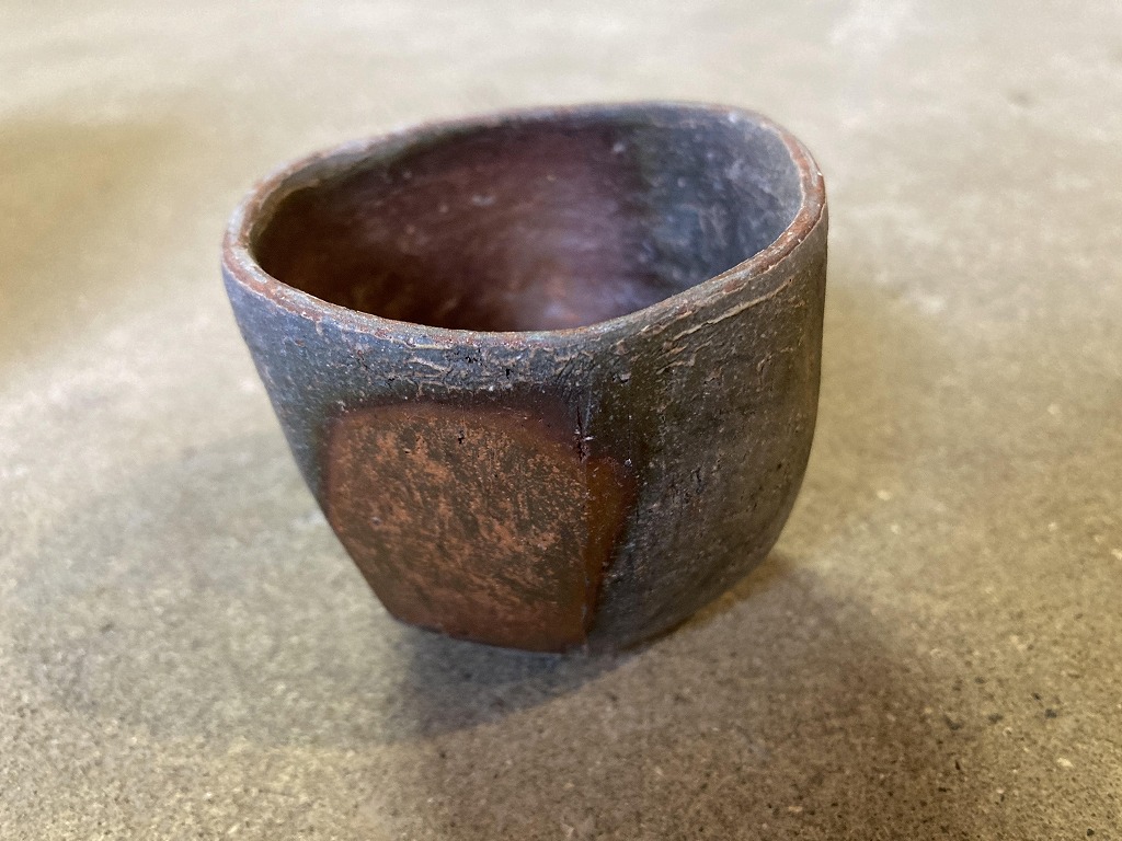楽天市場】【備前焼】 豊福博 | 自然練りこみぐい呑み 和食器 作家 酒