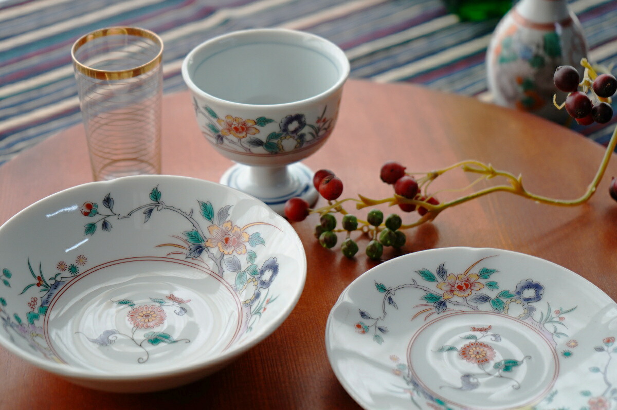 楽天市場】美濃焼 錦花絵小皿 13cm ギフト対象外 一品料理(ひとくち