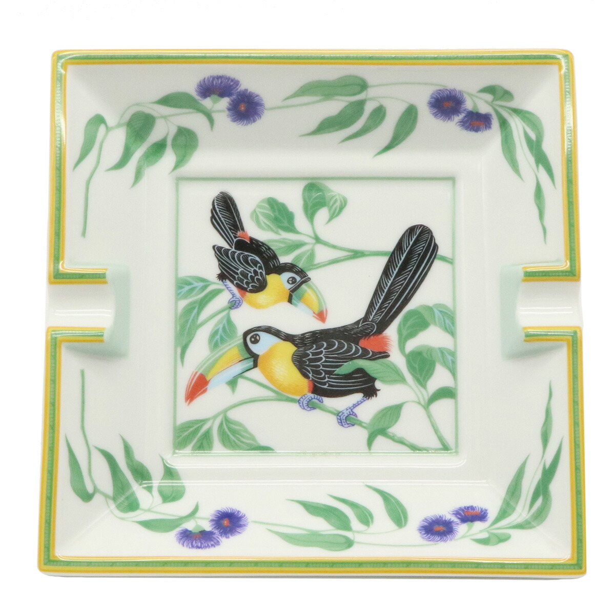 楽天市場】HERMES エルメス アッシュトレイ 灰皿 オオハシ鳥 陶器