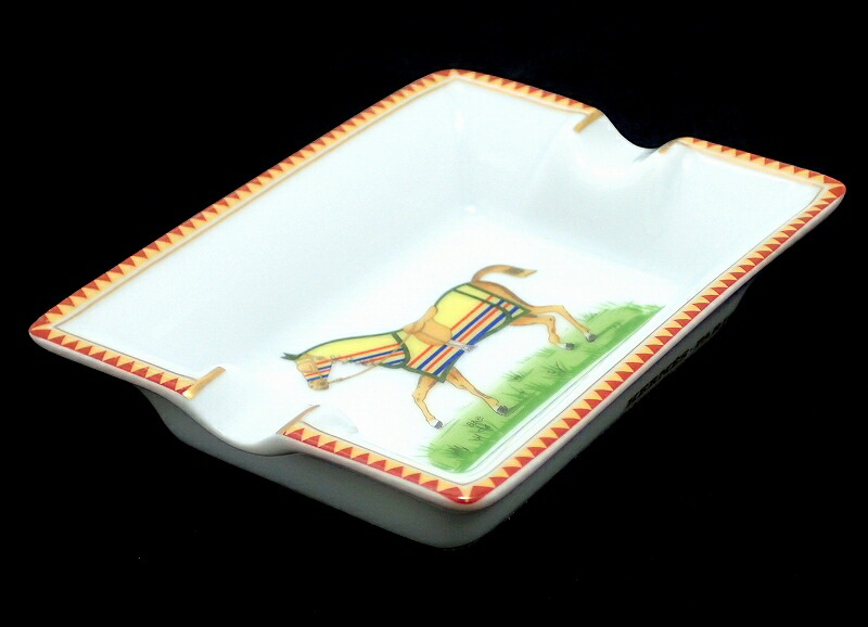 楽天市場】HERMES エルメス アッシュトレイ 灰皿 馬柄 ホースモチーフ