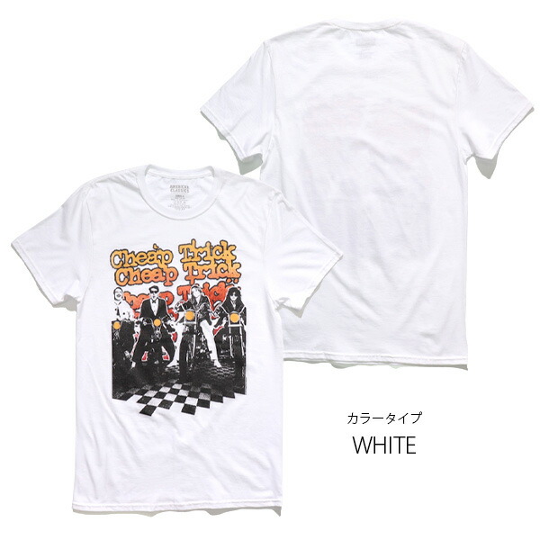 楽天市場】チープ トリック【CHEAP TRICK】SS TEE BLACK WHITE CHEAP