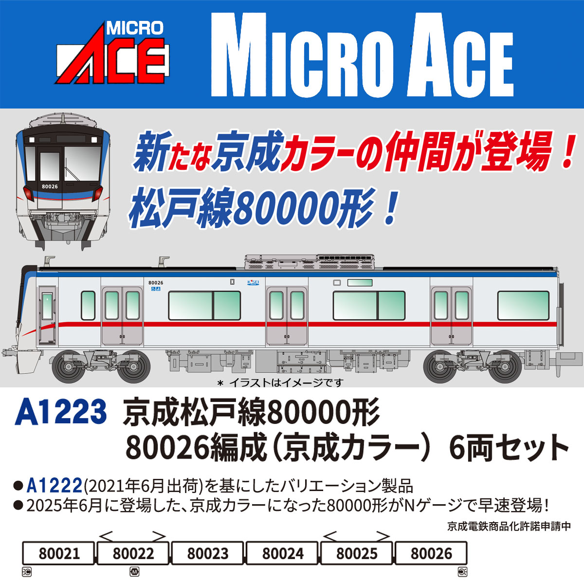 楽天市場】マイクロエース 新京成80000形の通販