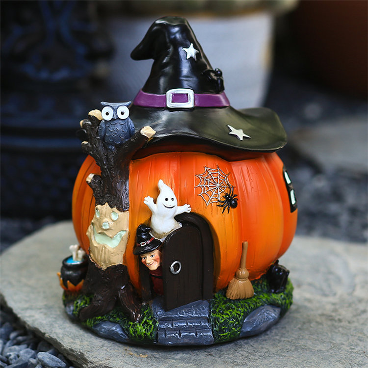 楽天市場】【クーポンで300円OFF】ハロウィン 飾り カボチャ 置物