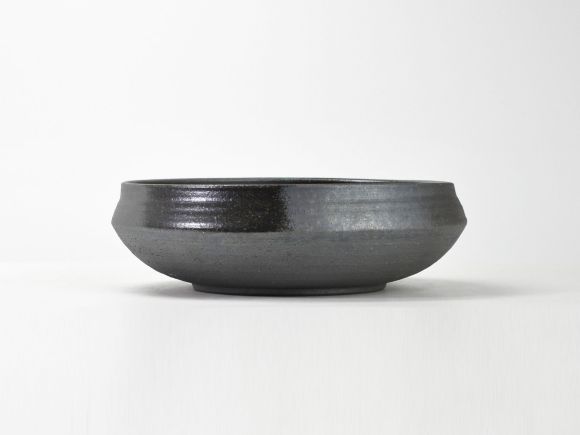 楽天市場】【信楽焼】 炭化ひねり水盤10号 幅31cm×高さ8cm 花器 水盤