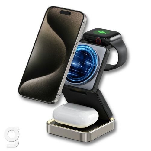 楽天市場】 3in1 ワイヤレス充電器 折り畳み式 GeeVolt-X2 / GLOTURE