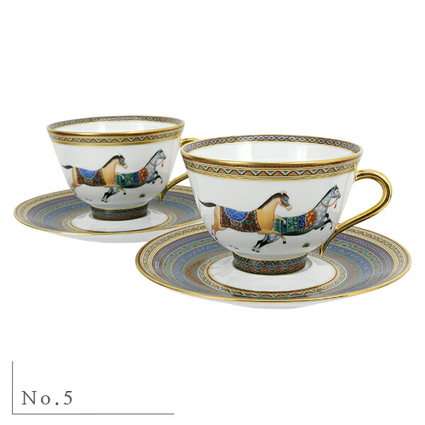 楽天市場】【新品】 エルメス カップ & ソーサー ペア シュヴァル