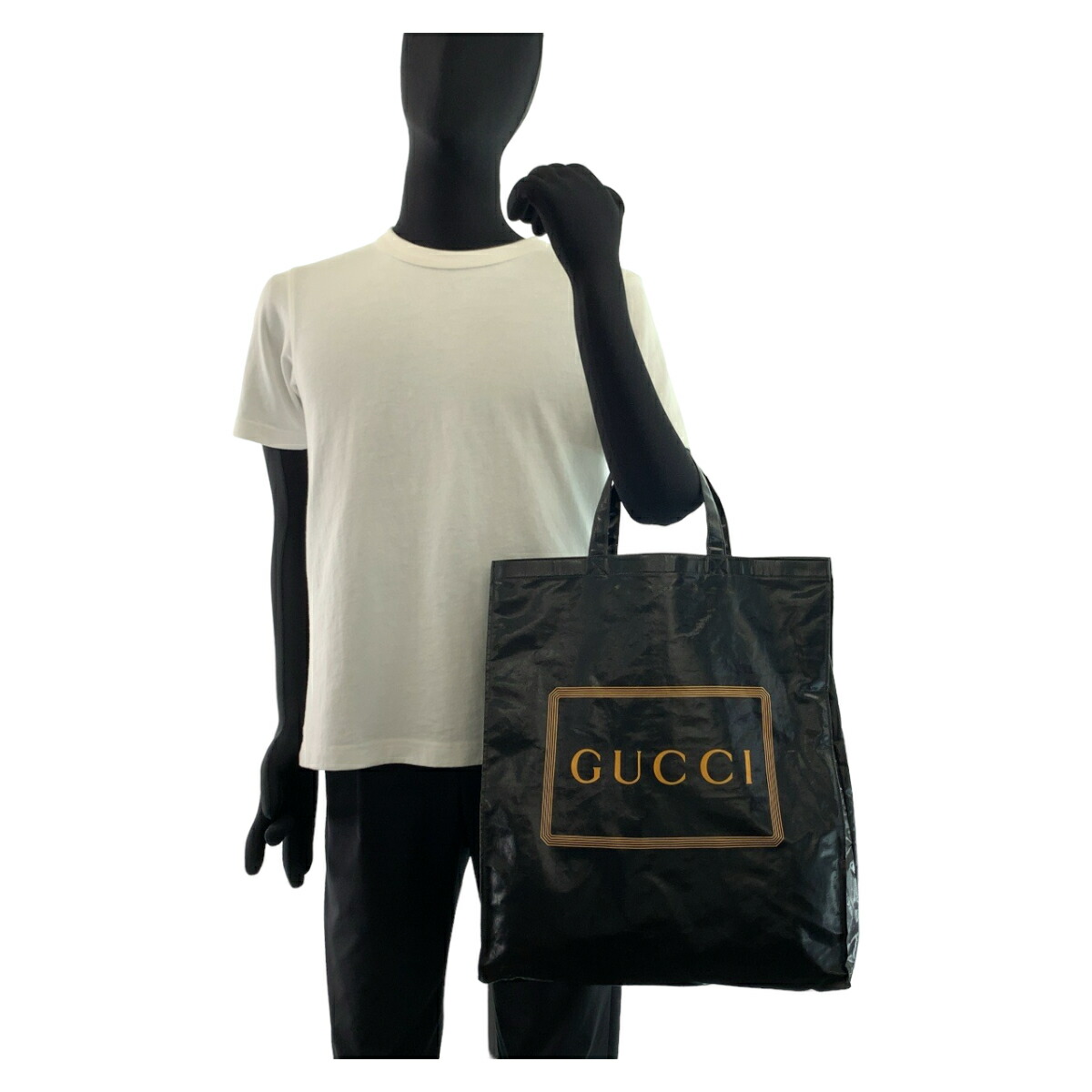 楽天市場】超美品 GUCCI グッチ ブラック イエロー コーティング