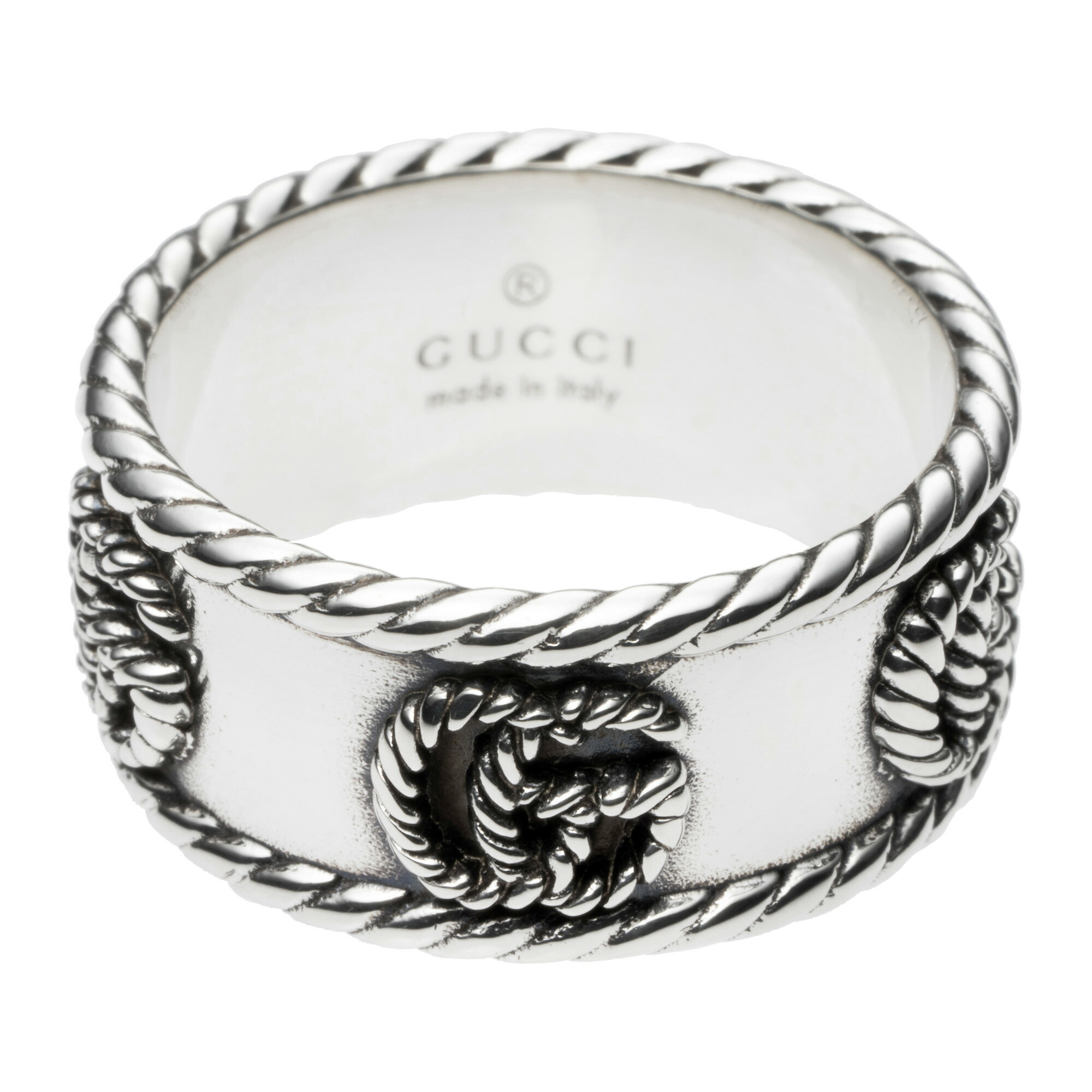 楽天市場】グッチ リング GUCCI ダブルG 627729 J8400 0701 ユニ