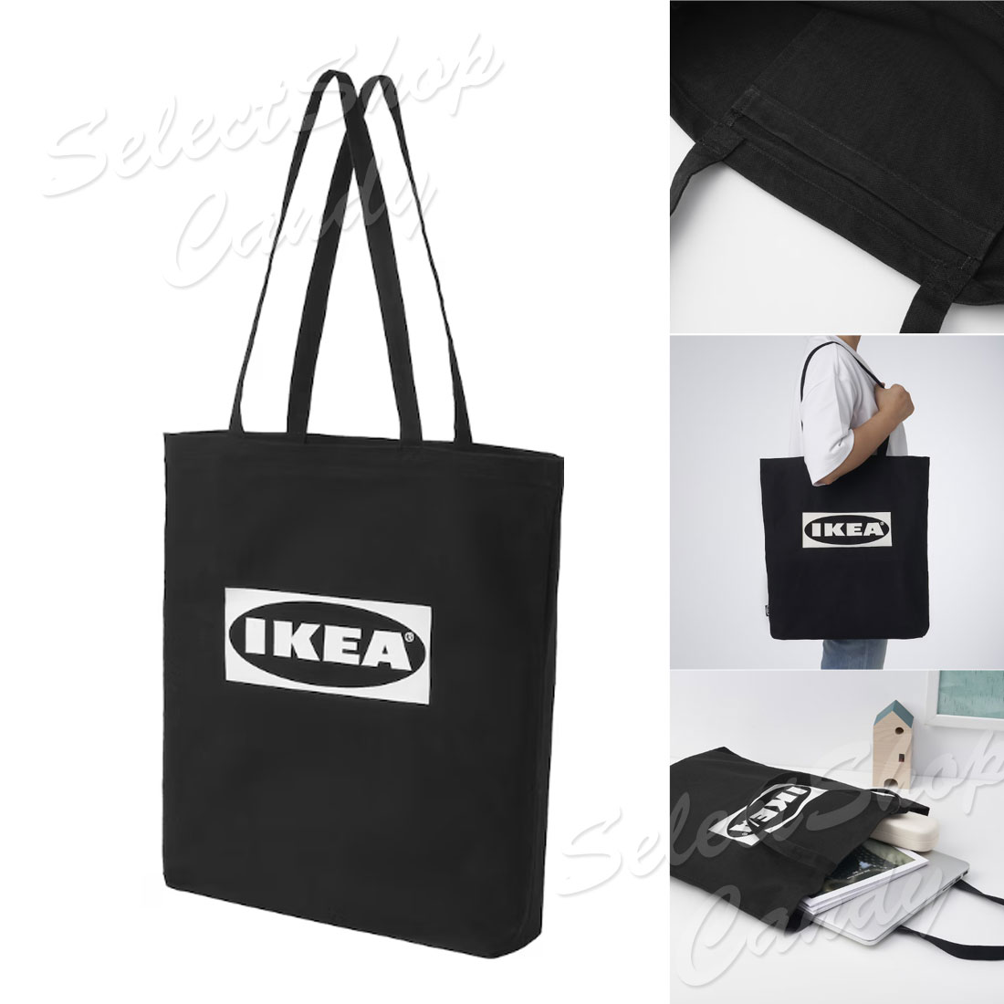 楽天市場】○送料無料○IKEA イケア バッグ EFTERTRÄDA エフテル