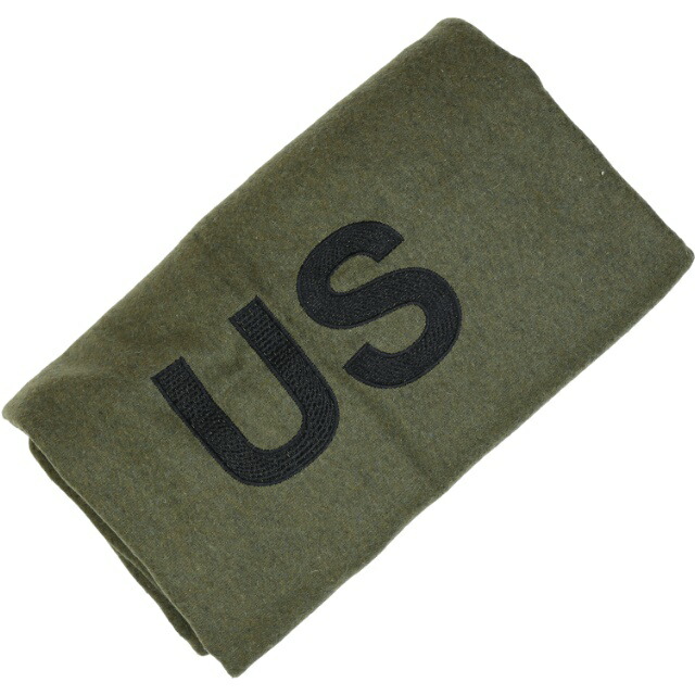 楽天市場】US（米軍放出品）ウールブランケット OD [US刺繍入り][US