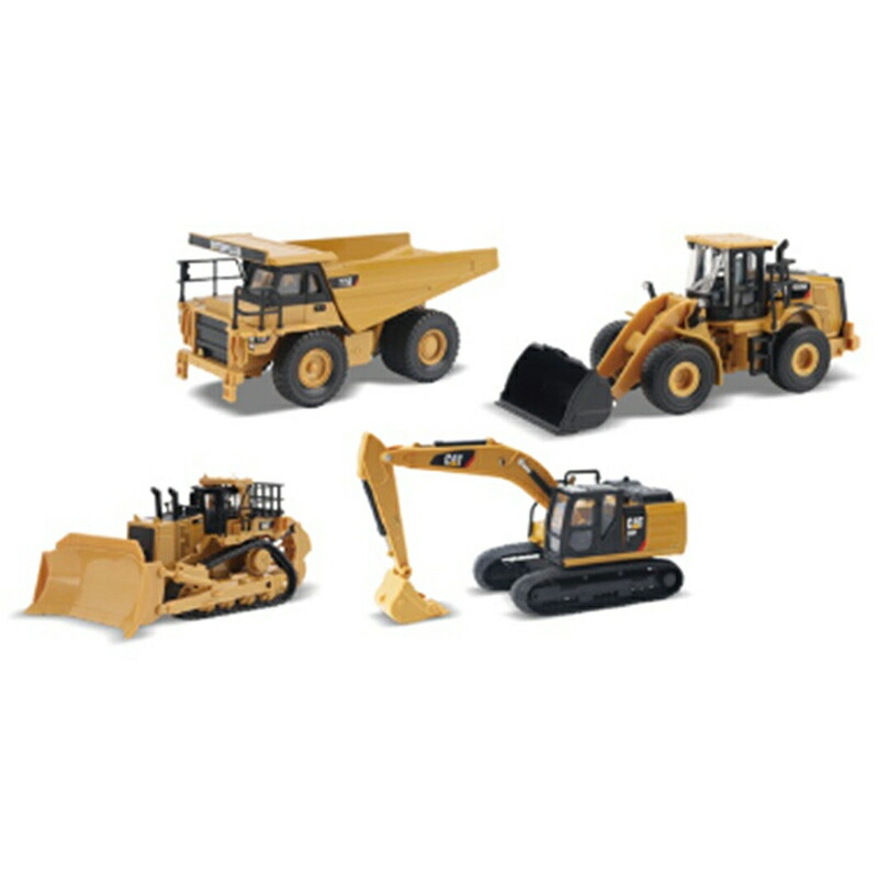 楽天市場】即納【 CAT 】1:64 スケール ダイキャストカー 4個 セット