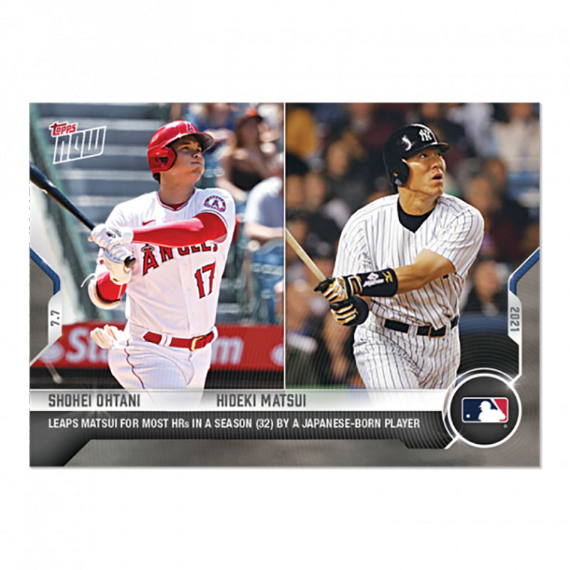 楽天市場】大谷翔平&松井秀喜 #475 MLB日本人最多シーズンホームラン