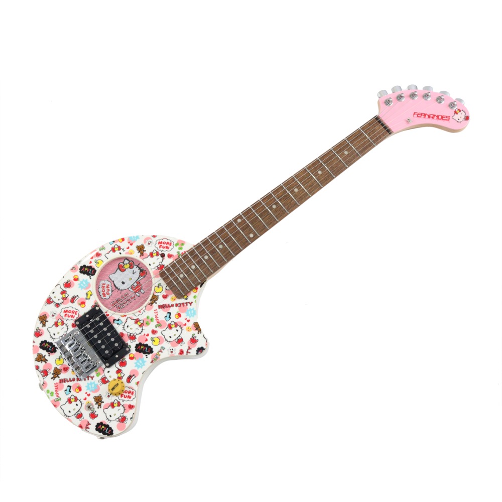 楽天市場】FERNANDES ZO-3 HK ハローキティー スピーカー内蔵 ミニ