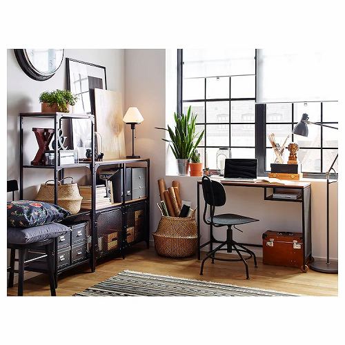 楽天市場】IKEA イケア ラップトップテーブル ブラック 黒 100x36cm