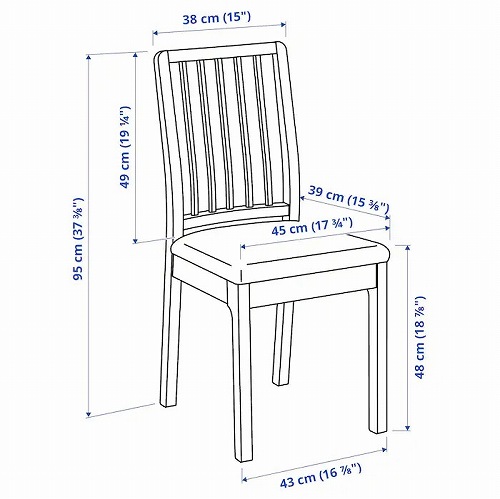 楽天市場】IKEA イケア チェア ホワイト 白 オッルスタ ライトグレー