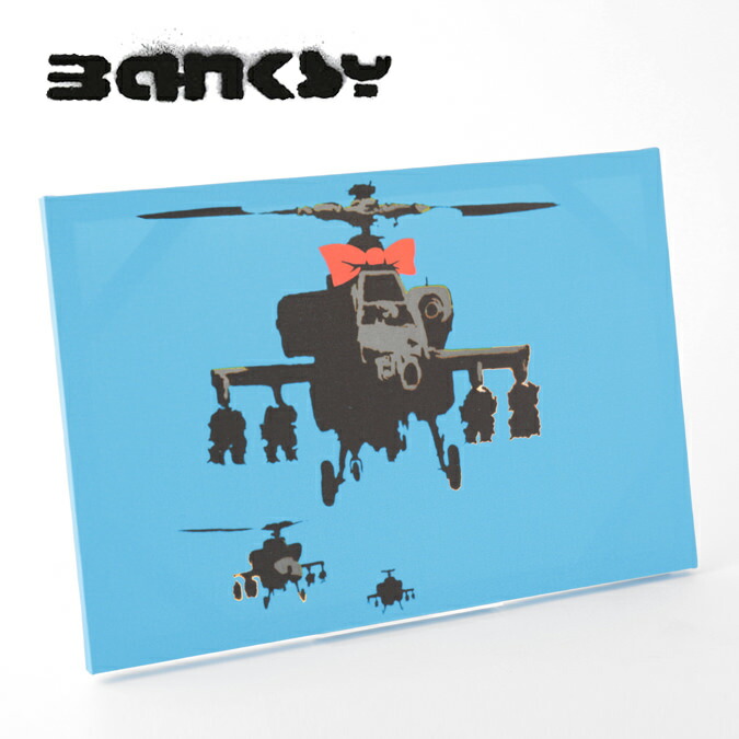 楽天市場】BANKSY CANVAS ART キャンバス アートファブリックパネル