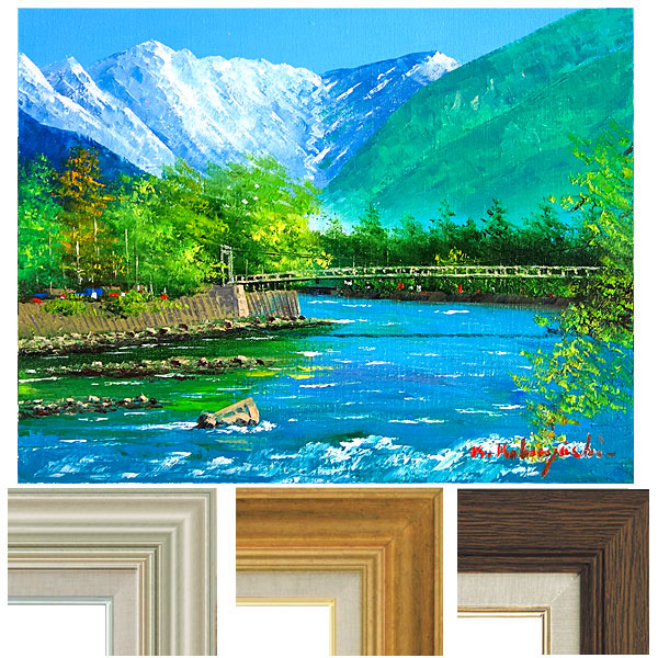 楽天市場】上高地 油絵 風景画の通販