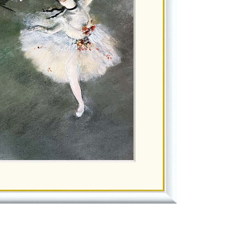 楽天市場】ドガ 「舞台の踊り子」F8号（額外寸61x50cm） 高精彩工芸画
