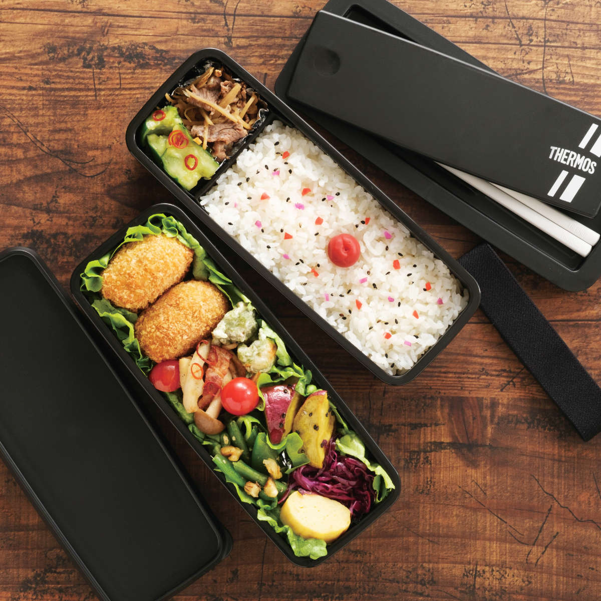 楽天市場】サーモス 弁当箱 2段 980ml フレッシュランチボックス