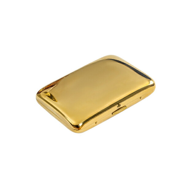 楽天市場】シガレットケース GOLD ゴールド シガーケース プレーン
