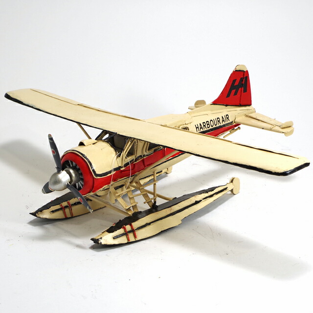 楽天市場】ブリキ おもちゃ シー プレイン 水上飛行機 翼長36cm ブリキ