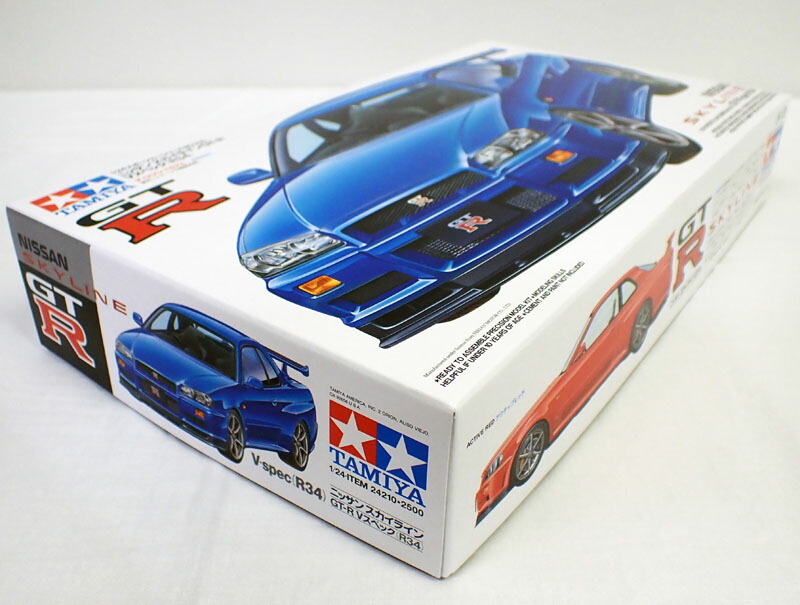楽天市場】1/24 ニッサン スカイラインGT-R Vスペック（R34）【タミヤ